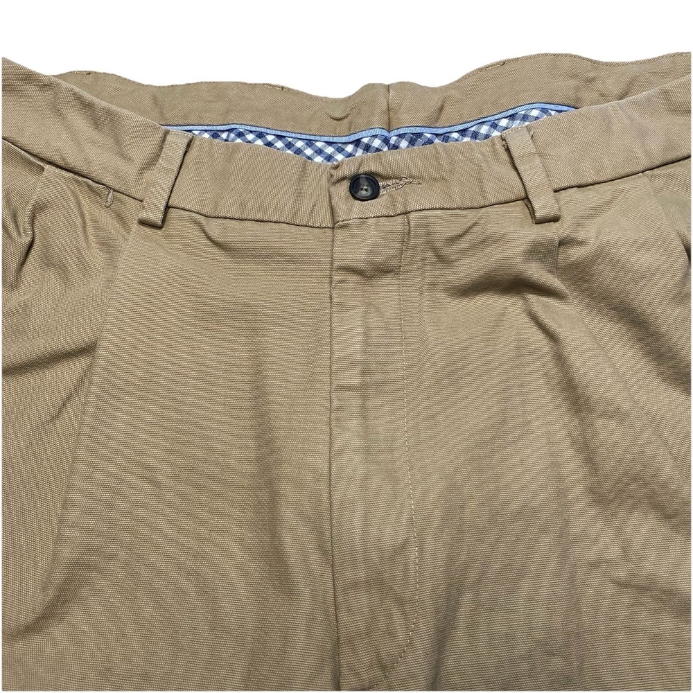 Charleston Khakis 40 (39x29.5) Mens Pleated Chinos Thick Khaki Coastal 30955